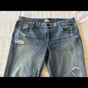 ABLE distressed slouch jean - size 32